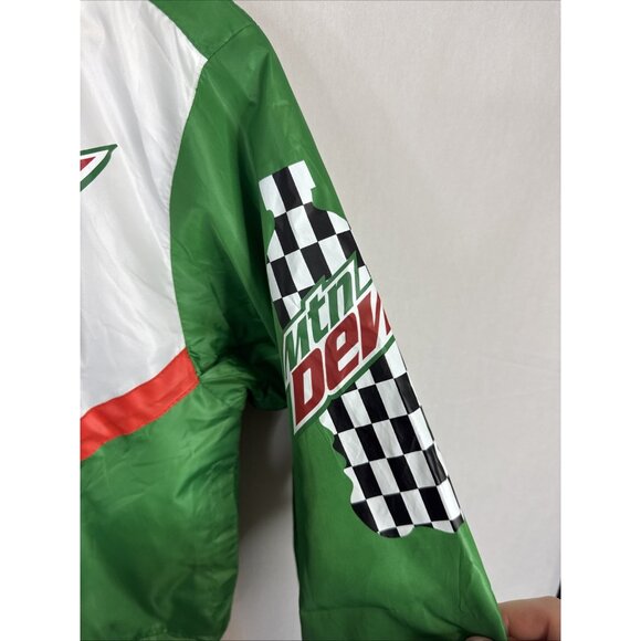 Forever 21 Mountain Dew Light Weight Bomber Windbreaker Jacket Womens Size Small - Picture 3 of 9